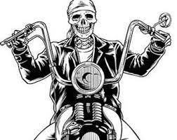 Biker Motorcycle Chopper Skull Skeleton Harley Davidson Etsy In 2020 Harley Davidson Art Classic Harley Davidson Harley Davidson