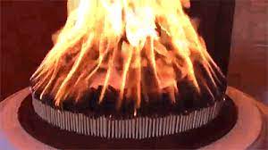 Search, discover and share your favorite candle gifs. Birthday Cake On Fire Pic Page 1 Line 17qq Com