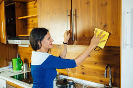 If you're too late, we've got some top tips on how to clean greasy cabinets. The Best Ways To Clean Grease From Kitchen Cabinets Laminate Kitchen Cabinets Cleaning Wood Cabinets Clean Kitchen Cabinets