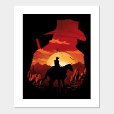 Check spelling or type a new query. Red Sunset Red Dead Redemption 2 Posters And Art Prints Teepublic