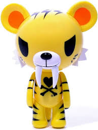 Tokidoki Yellow Tiger Art Toy Beautiful Toys Designer Toys
