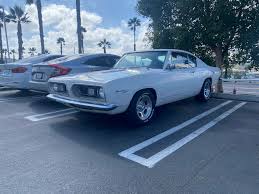 Image result for White 1967 Barracuda