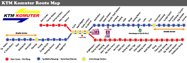 You can go virtually anywhere from the lrt time in transit appears to be about 27min, so you would need to find a bus route that left. Ktm Komuter New Route Map Young Aces
