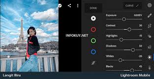 Ada tiga rumus yang akan kita bagikan kali ini yakni untuk selfie dengan efek glowing, selfie dengan efek gelap/ dark serta untuk foto outdoor. Cara Edit Langit Biru Di Lightroom Sangat Mudah Infokuy