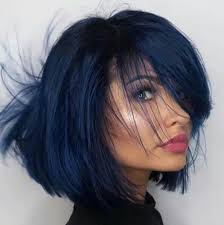 Gorgeous Blue Black Hair Color Http Coffeespoonslytherin Tumblr Com Post 157380594277 Hairstyle Ideas Litt Hair Color For Black Hair Hair Styles Hair Lengths