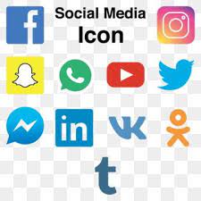 Social Media Logo Icon Set Flat Colorful Vector Illustration Social Icons Icons Converter Icons Fitness Png And Vector With Transparent Background For Free D Social Media Icons Social Media Logos Social