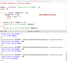 Using int () in this method, we try to attempt to cast the string into an integer using the inbuilt int () method. Python Program To Find Prime Number