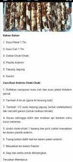 Aiskrim malaysia murah murah saja sesiapa yang nak order pm sya!!! Ais Krim Choki Choki Recipes Desserts Cream