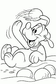 Baby Pluto Sulla Neve Disegni Da Colorare Gratis Malvorlagen Fur Kinder Zum Ausdrucken Malvorlagen Weihnachtsmalvorlagen