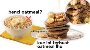 Cara membuat pancake pisang oatmeal. Resep Oatmeal Terenak Sedunia Oatmeal Diubah Jadi Pancake Lembut Fluffy Youtube