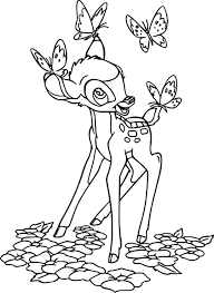 Awesome Bambi Butterflies Coloring Pages Butterfly Coloring Page Unicorn Coloring Pages Disney Coloring Pages
