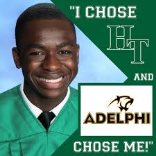 Christopher Holt ('20) chose HT and Adelphi University chose him! Chris  will major in Computer Science, with his academic and athletic scholarships  earning him a FULL RIDE to college! He will continue