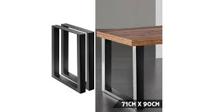 Diyers, hobbyists and professionals enjoy our range of finished and unfinished wood table legs for sale online. Artiss Dining Table Legs 2pcs 90cm L X 71cm H Kogan Com