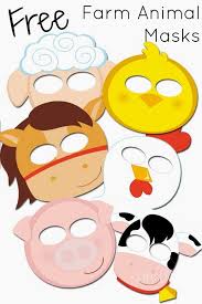 Free Printable Farm Animal Masks That Your Kids Will Love Farm Theme Preschool Farm Preschool Farm Animal Crafts