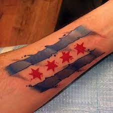 During your consultation, we'll help you settle your details and book your tattoo appointment if you are ready at that point. 50 Chicago Flag Tattoo Designs For Men Illinois Ink Ideas Chicago Flag Tattoo Flag Tattoo Chicago Flag