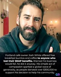 When Josh White, the owner of Heretic Coffee Co. in Portland, Oregon, heard  that some people could lose their SNAP food benefits starting November 1,  2025, he couldn't stop thinking about parents