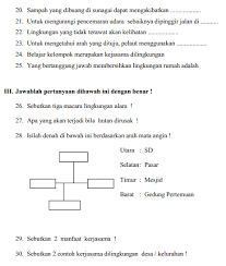Soal Dan Jawaban Pas Uas Ips Kelas 3 Sd Semester 1 Serba Serbi Guru Serba Serbi Guru