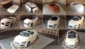 Audi Convertable Stages By Ginas Cakes On Deviantart Car Cake Car Shaped Cake Car Cake Tutorial