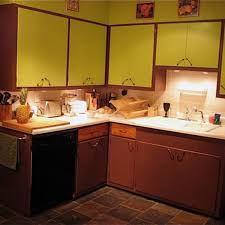 to refinish flaky cabinets from the 60s