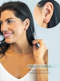 Amazon.com: Altitude Boutique Small Gold Hoop Earrings For Women