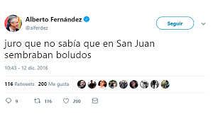 The comments came when mr fernandez was speaking with visiting spanish prime minister pedro sanchez on wednesday. Momento Incomodo En San Juan Para Alberto Fernandez Tuvo Que Contestar Sobre Un Exabrupto En Twitter Infobae