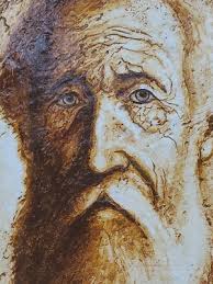 Original Mixed Media By Roy George Swanson Of Old Man