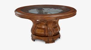 Aico by michael amini monte carlo silver snow 7pc dining room set (184449084008). Tuscano Dining Room Collection Round Table Aico Tuscano Round Dining Table In Melange Transparent Png 600x510 Free Download On Nicepng