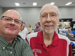 My husband, Richard Johnson, manufacturing engineering, had a great time  last night.