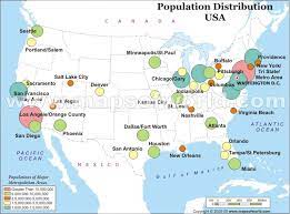 Usa Population Map Usa Map Travel Information Map