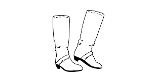 This colorful rainbow rain boots clip art set comes with twenty five rainbow rain boots, ideal for your next spring classroom lessons or worksheets!this set includes a black & white pair of boots and 24 color boots in png format. Boots Coloring Page For Kids Online Or Printable For Free