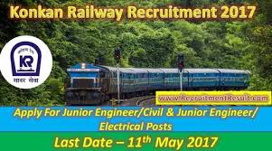 Job Finders Who Are Looking Railway Jobs Are Informed That Newest Employment Notification Has Been Asserted As Konkan Ra Railway Jobs Recruitment Engineering