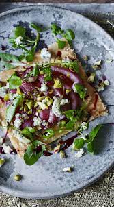 Pear Tart With Stilton And Pistachios Recipe Recipe Recipes Veggie Tart Vegetarian Christmas