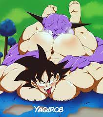 2boys ass ass up bara barefoot big ass big butt big feet black  hair blush bubble butt captain ginyu dragon ball dragon ball z eating ass  face in ass