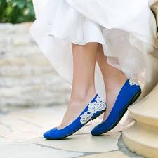 Wedding Shoes Bridal Ballet Flats Cobalt Blue Wedding Flats With Ivory Lace Us Size 6 5 Bridal Ballet Flats Blue Ballet Flats Blue Wedding Shoes