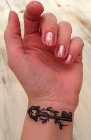 The a tattoo is a mirror of your personality, and so it can mean anything you want it to mean and so there. Alice In Wonderland Enchanting Key Wrist Tattoo By Levi H A Curious Twirl Flickr