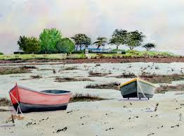 Epingle Par Devau Sur Devau Aquarelles Paysage Marin Paysage Aquarelle