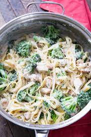 Add cream cheese and heavy cream; Chicken And Broccoli Alfredo Lemonsforlulu Com