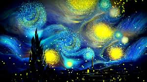Vincent van gogh la noche estrellada detalle derecho van Ilustracion Noche Estrellada Fondos De Pantalla Hd 1280x720 Wallpapertip