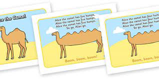 Alice the camel has no humps. Alice The Camel Primary Resources