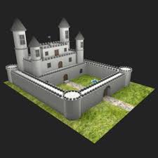 Obj Free 3d Models Obj Download Page 5 Free3d In 2020 Fantasy Castle 3d Model Castle