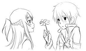 Maybe you would like to learn more about one of these? Kirito Asuna Anime Couple Coloring Pages K5 Worksheets Couple Coloring Pages Love Coloring Pages Manga Coloring Book