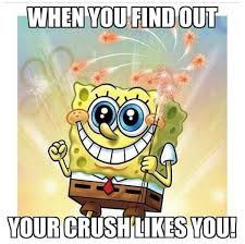 When You Find Out Your Crush Likes You Back Cute Love Memes Crush Facts Crush Humor