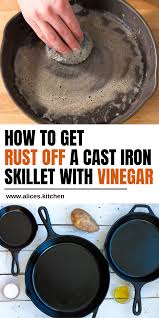 To make sure it's really dry, place it on. How To Get Rust Off A Cast Iron Skillet With Vinegar Cleaning Recipes Cast Iron Cleaning Cleaning Cast Iron Skillet