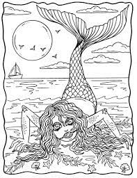 Mermaid Nightmares Pdf Downloadable Printable Digital Etsy Mermaid Coloring Pages Coloring Pages Coloring Books