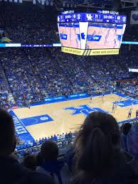 Rupp Arena Section 232 Row F Seat 27 Kentucky Wildcats
