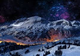 Space, galaxy, blue, stars hd wallpaper posted in mixed wallpapers category and wallpaper original resolution is 3200x1200 px. Mountain Night Sky Snow Blue Stars Nature 4k Wallpaper Best Wallpapers