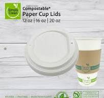 Compostable Paper Cup Lids (1,000 Count) – Simply Clean