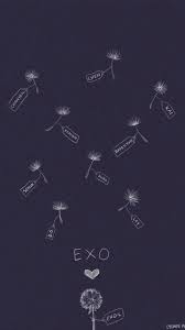  Lock Screen Korean Wallpaper Iphone Exo Logo Wallpapers Exo Exo Background
