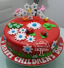 Garden Theme Cake