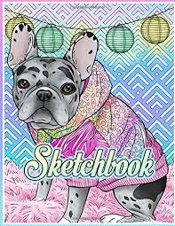 Merle french bulldogs have patches on the skin, either piebald or solid, and their eyes may be different colors. Merle French Bulldog Rory Sketchbook 150 Pages Land Heather 9798602012927 Amazon Com Books